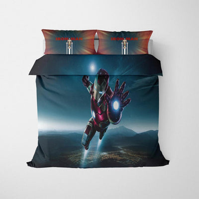 Capa De Edredom Vingadores Homem De Ferro Em Pleno Voo