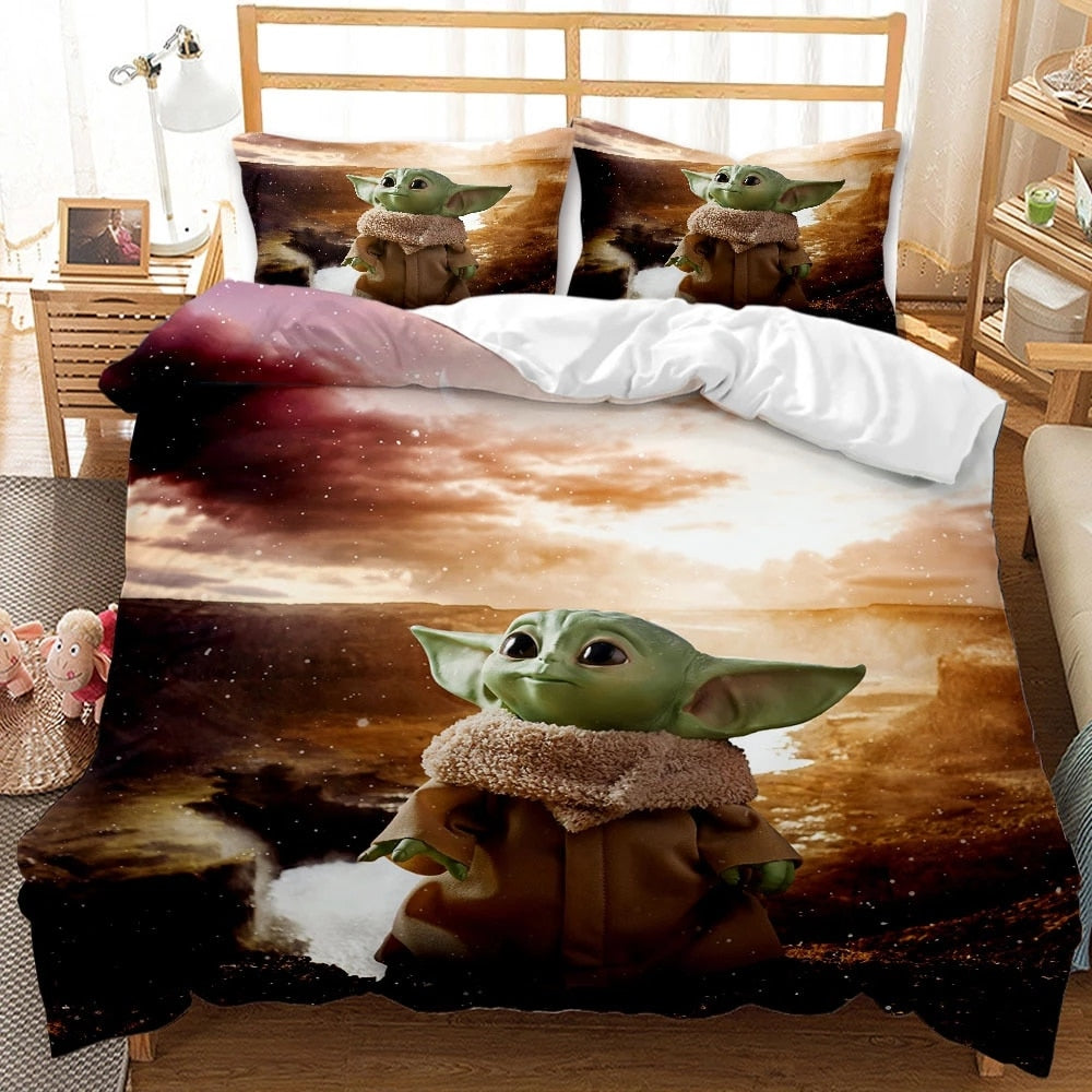 Capa De Edredom Baby Yoda Admires The Sky