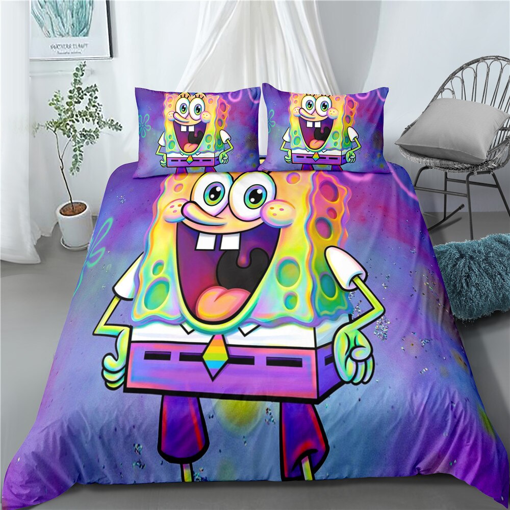 Capa De Edredom Bob Esponja Roxo