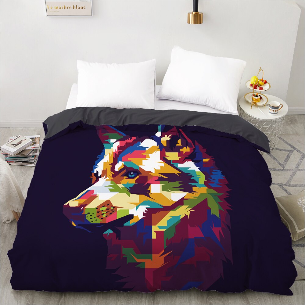 Capa De Edredon Para Cachorro Multicolorida