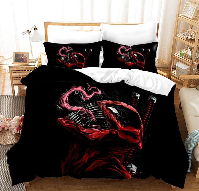 Capa De Edredom Deadpool Em Veneno