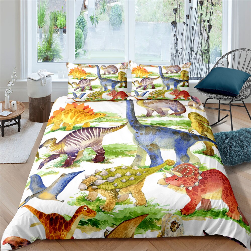 Linda Capa De Edredom De Dinossauro