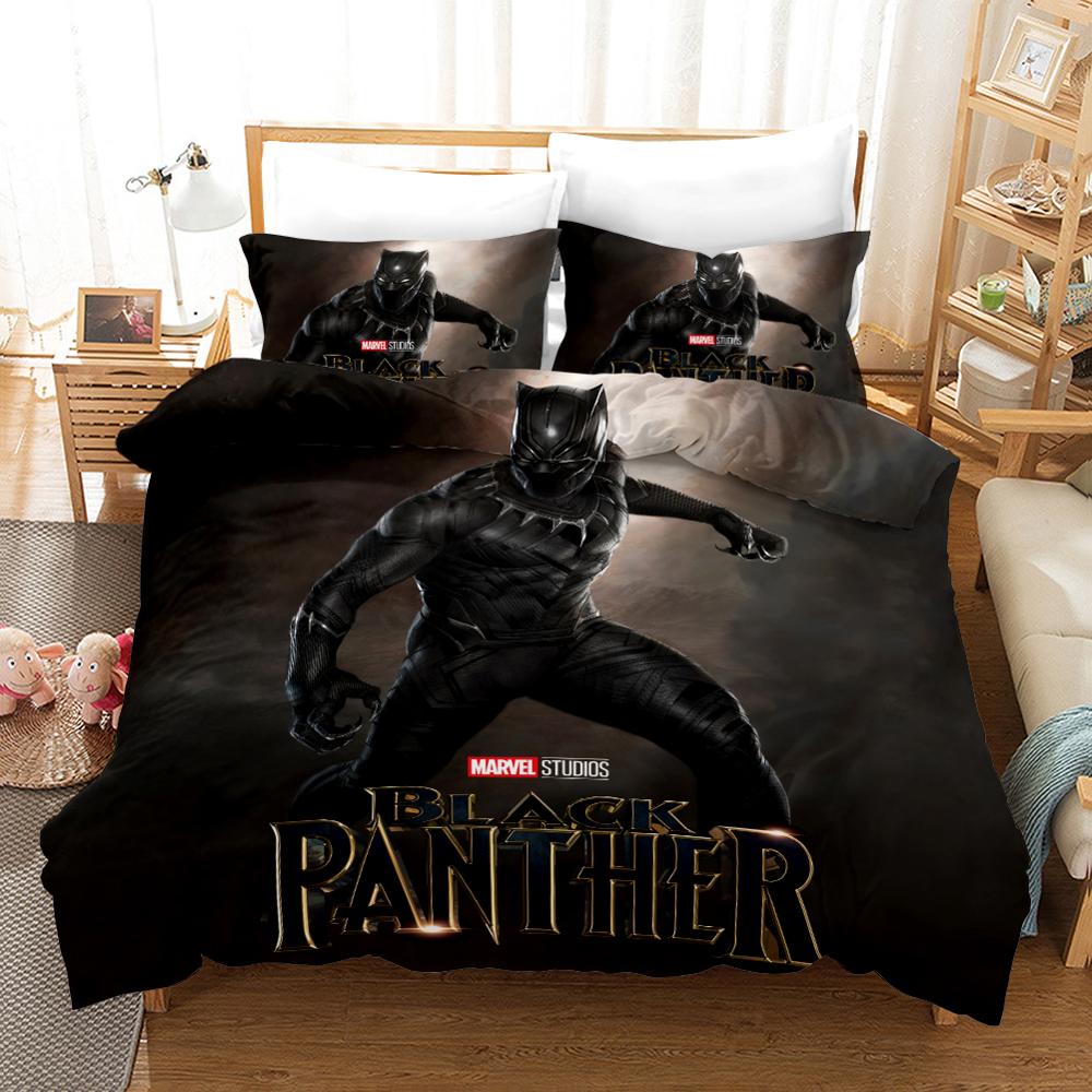 Capa De Edredon Disney Marvel Black Panther Black