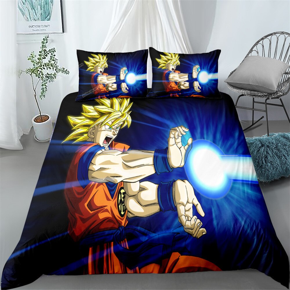 Capa De Edredão Dragon Ball Kamehameha