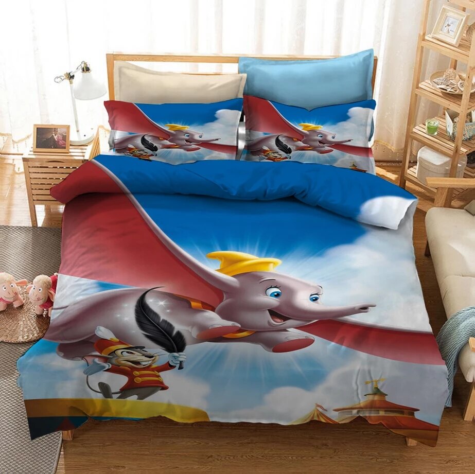 Capa De Edredom Dumbo E Timothy Fly