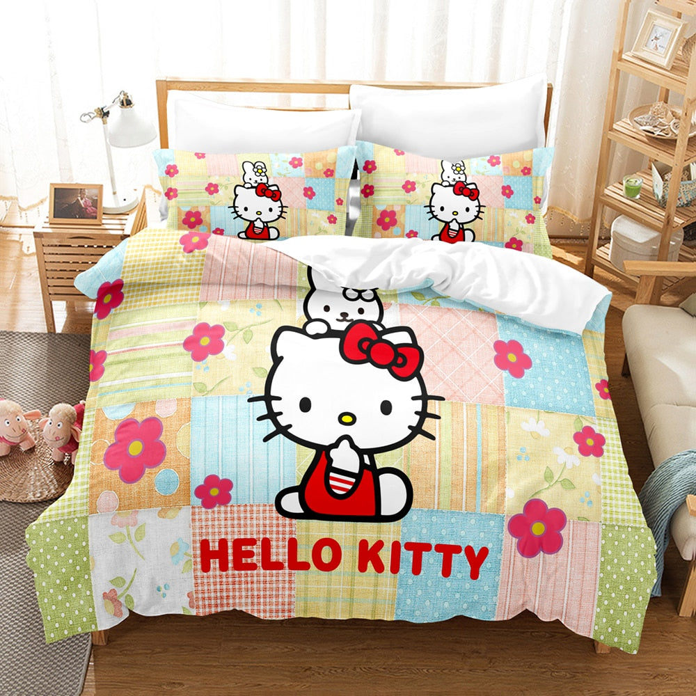 Capa De Edredon Hello Kitty Patchwork