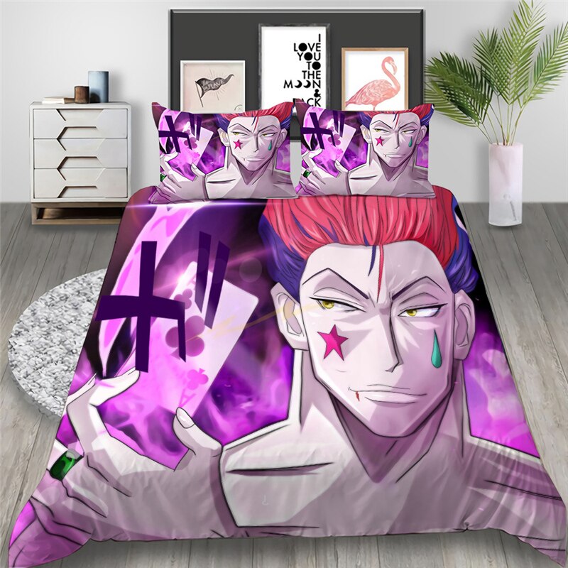 Capa De Edredom Hunter X Hunter Hisoka Roxo