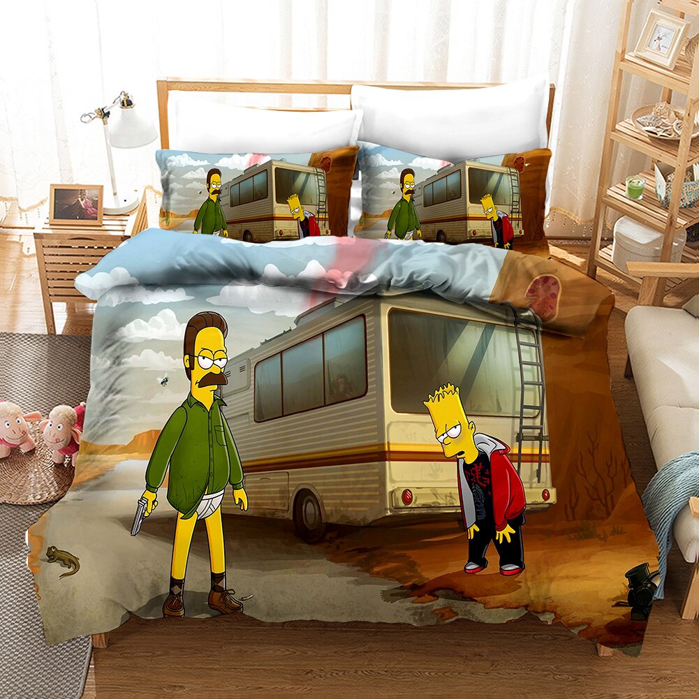 Capa De Edredom Os Simpsons Breaking Bad