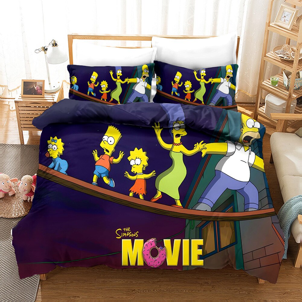Capa De Edredon Do Filme Os Simpsons