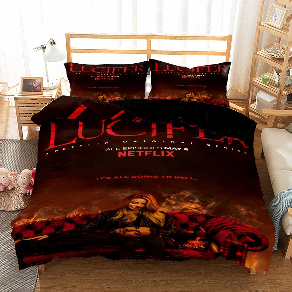 Lúcifer E Chloe Capa De Edredom