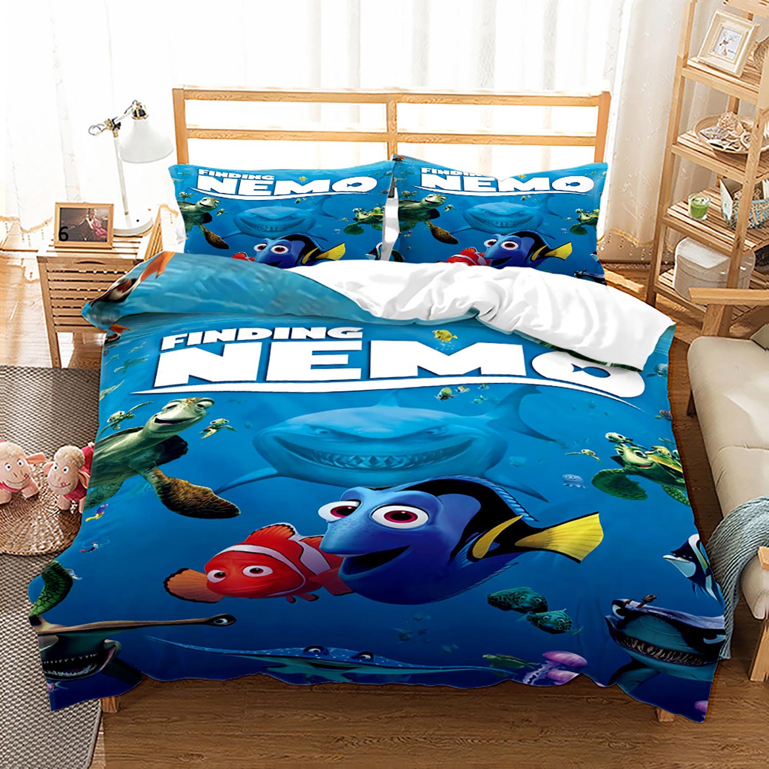 Capa De Edredom Sailor E Dory E Bruce