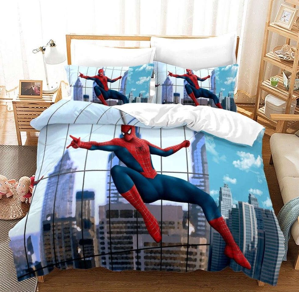 Capa De Edredom Marvel Spider Man Buildings