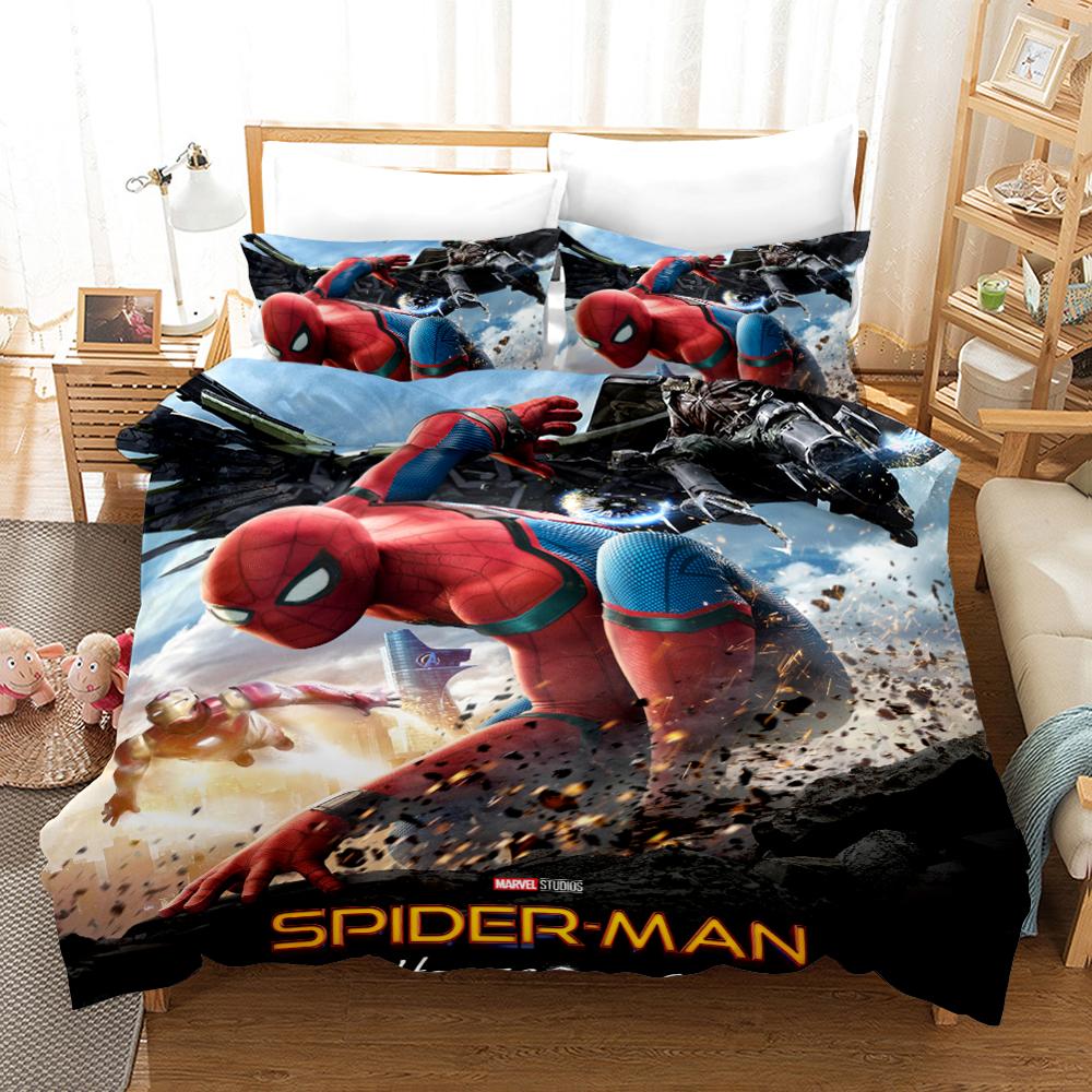Capa De Edredom Marvel Homem Aranha Homem De Ferro