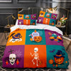 Capa De Edredom Multicolorida De Halloween