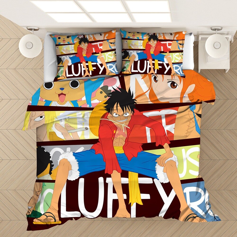 Capa De Edredom One Piece Luffy Drawing