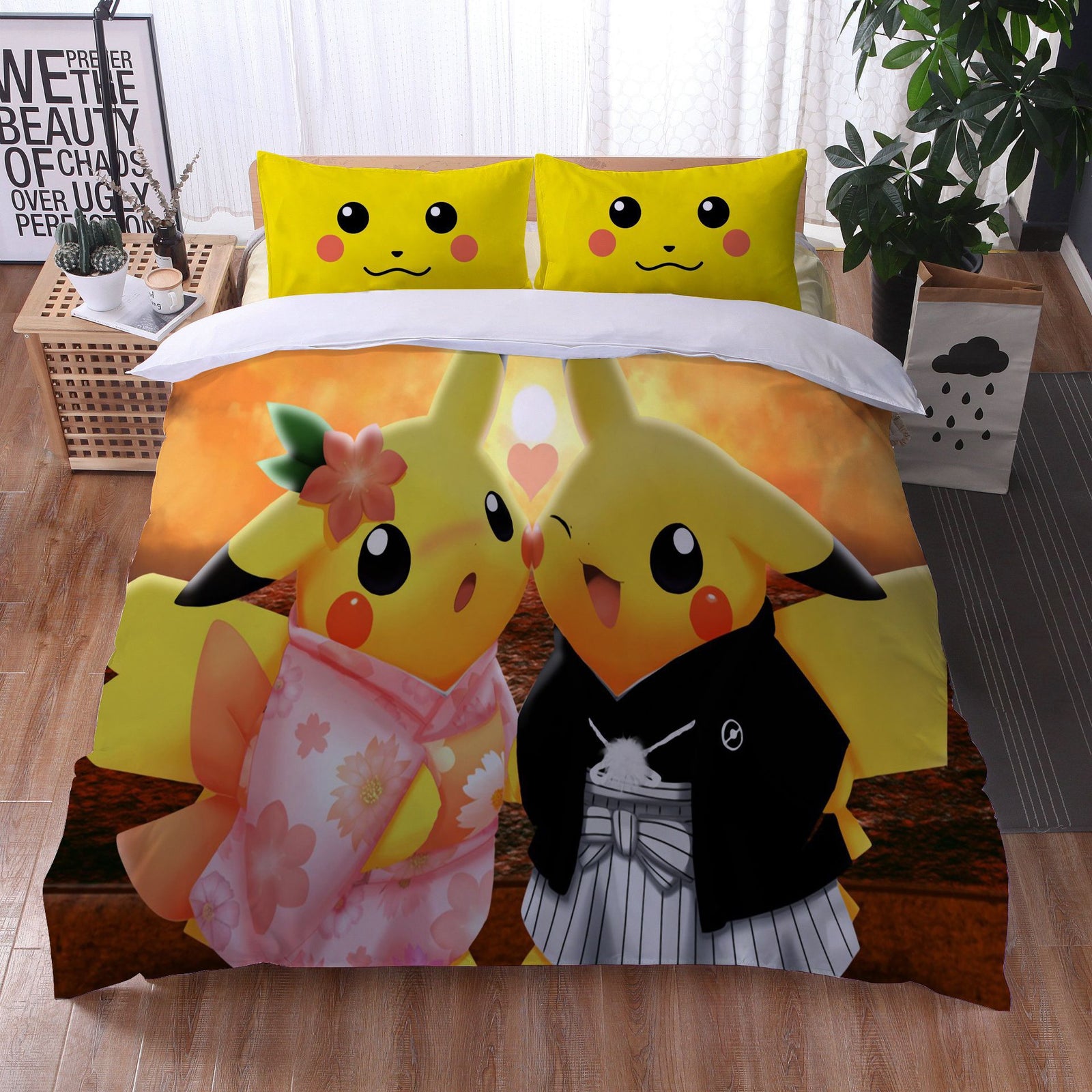 Capa De Edredom Pokémon Pikachu Casal