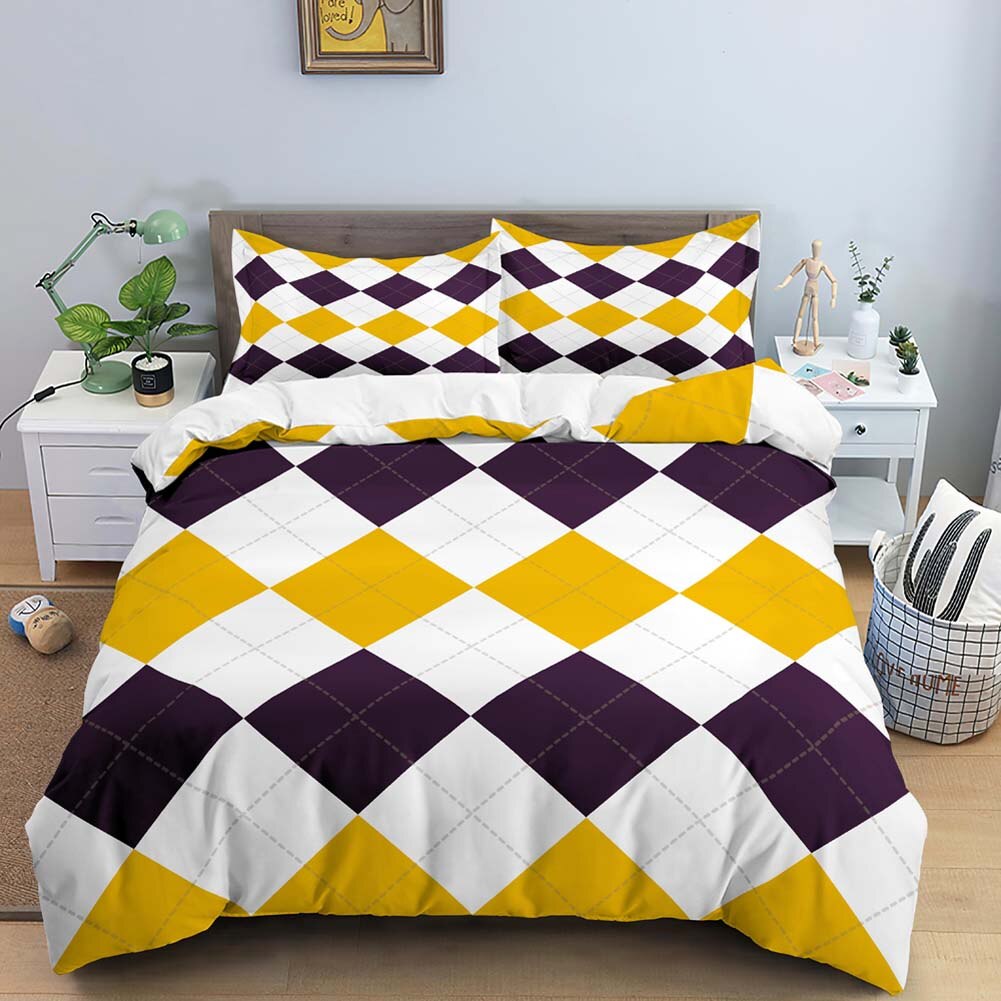 Capa De Edredom De Xadrez De Pôquer