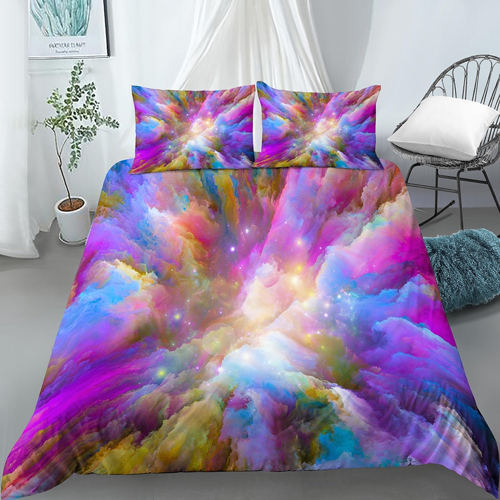 Capa De Edredom Psicodélica Smokey