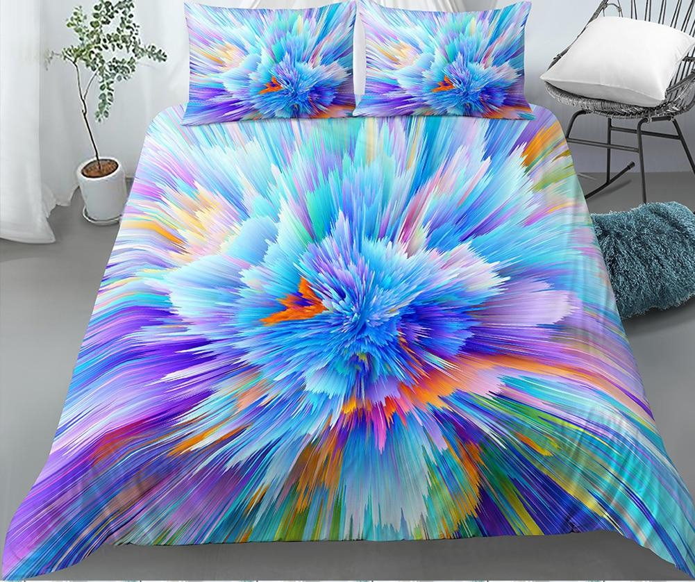 Capa De Edredom Psicodélica Multicolorida