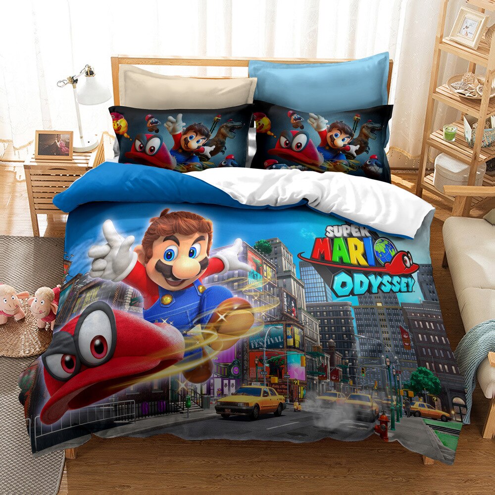 Capa De Edredom Super Mario Odyssey