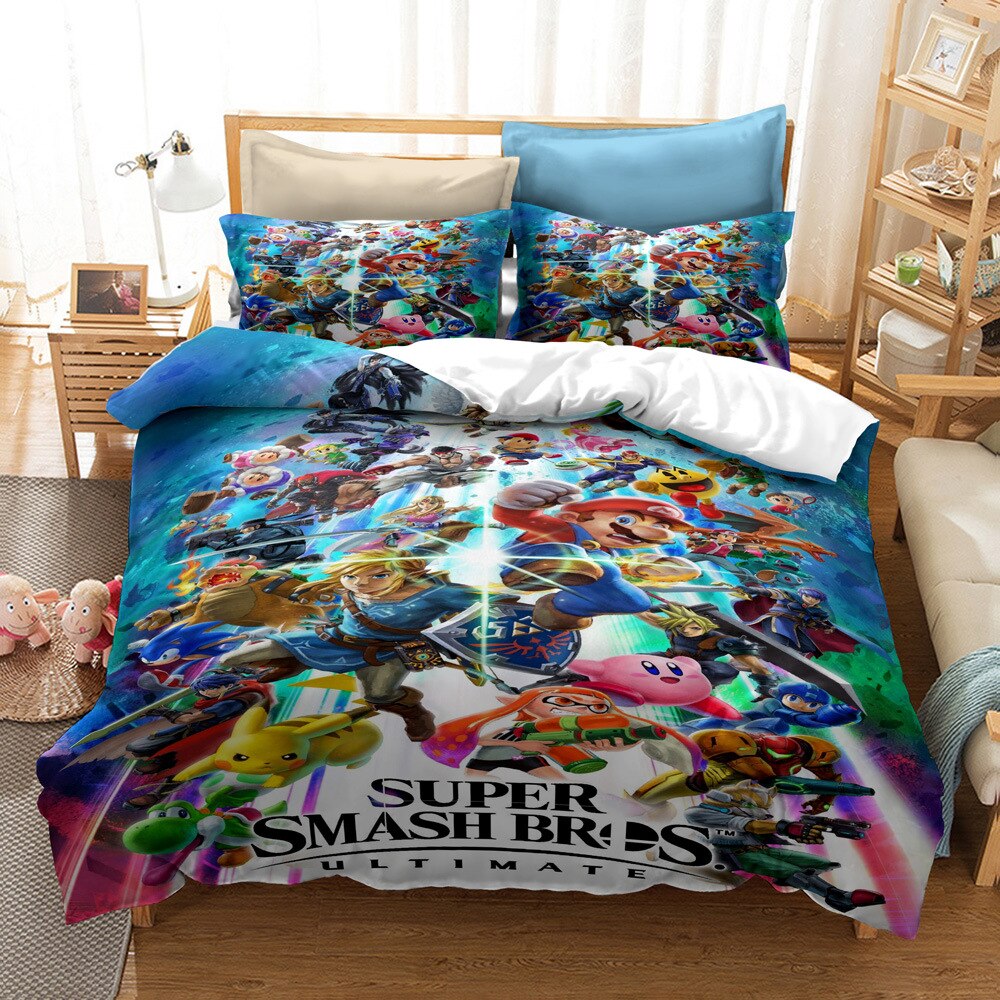 Capa De Edredom Super Smash Bros