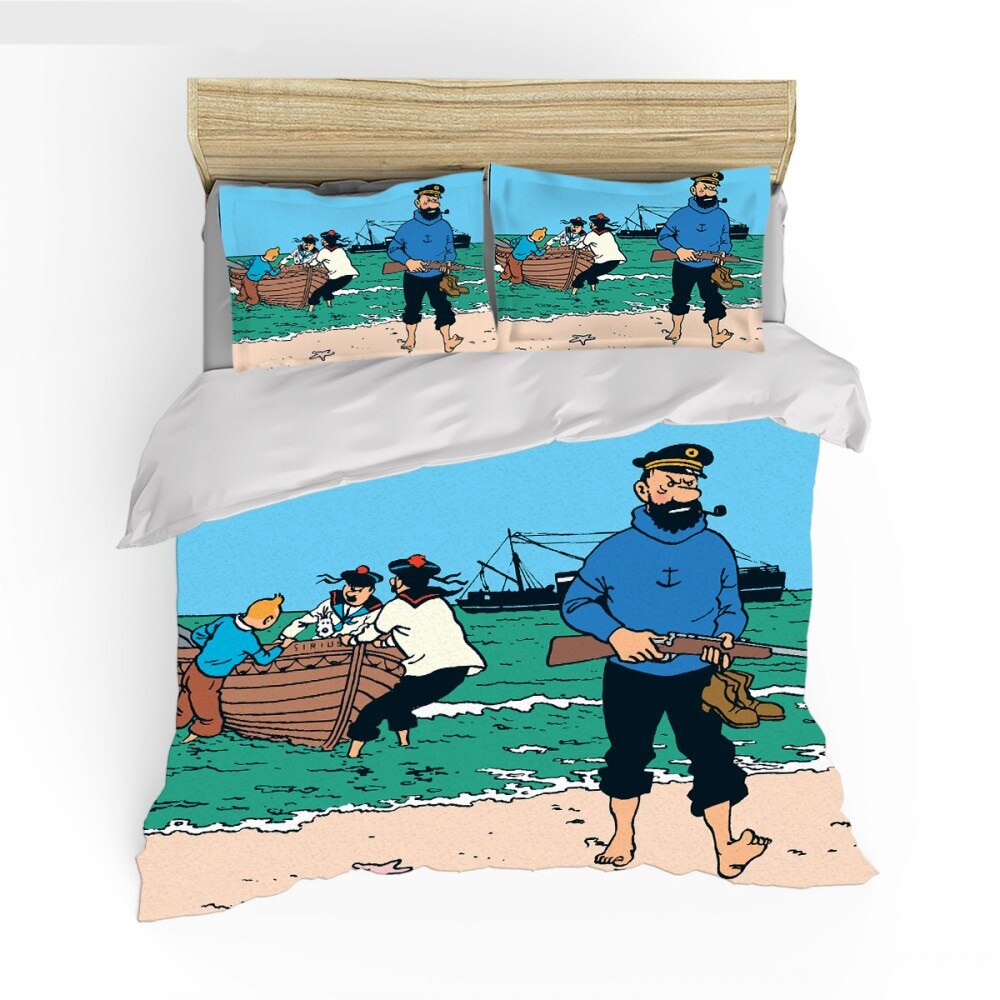 Capa De Edredom Tintin Boat