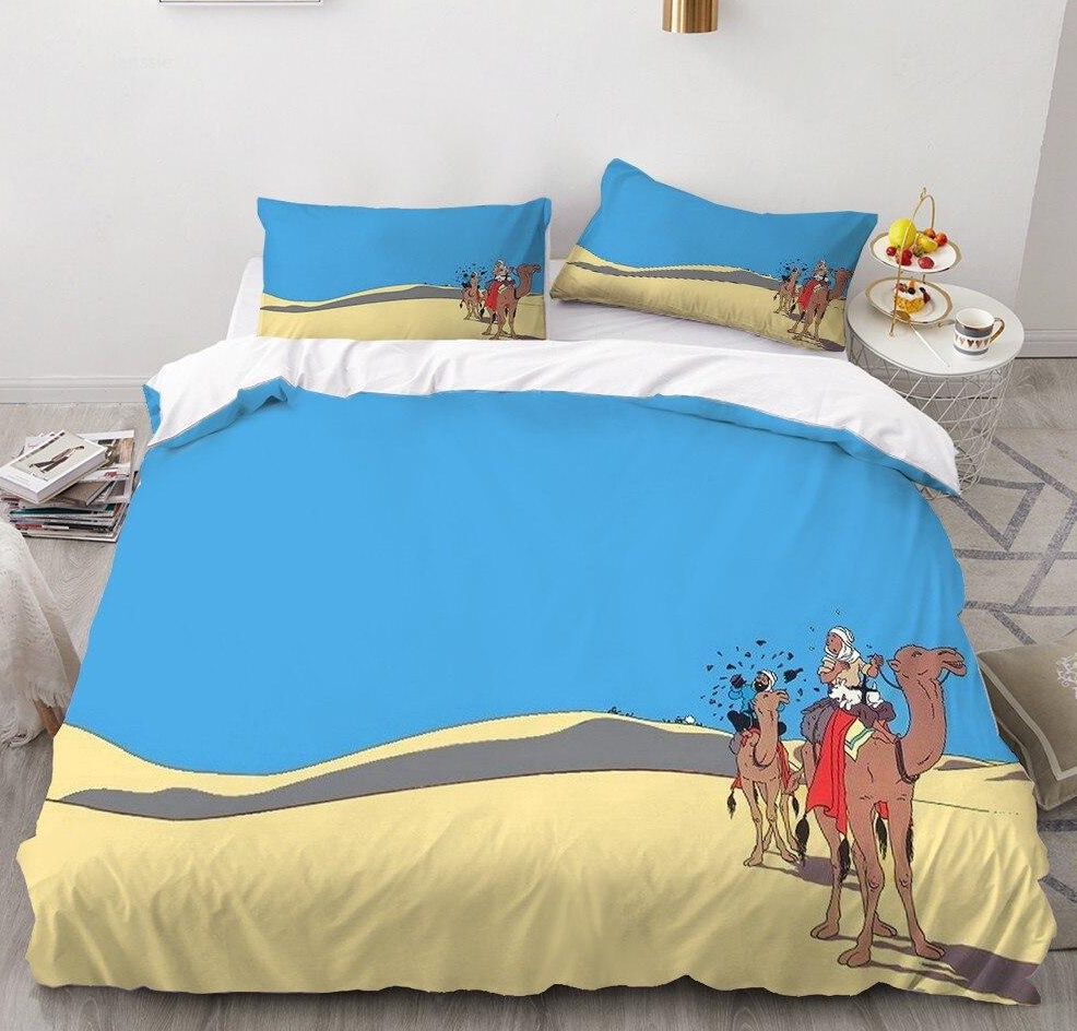 Capa De Edredom Tintim No Deserto