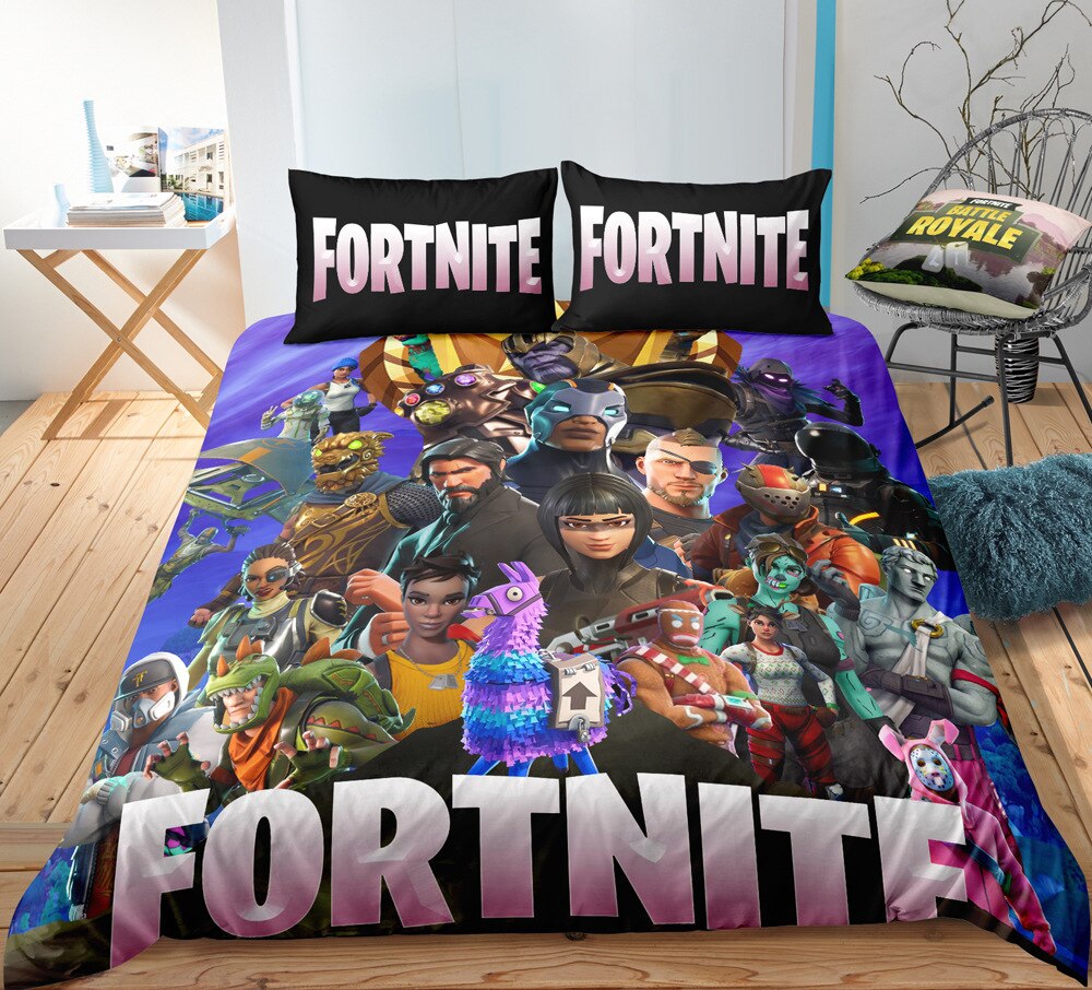 Capa De Edredom Para Todos Os Personagens Do Fortnite
