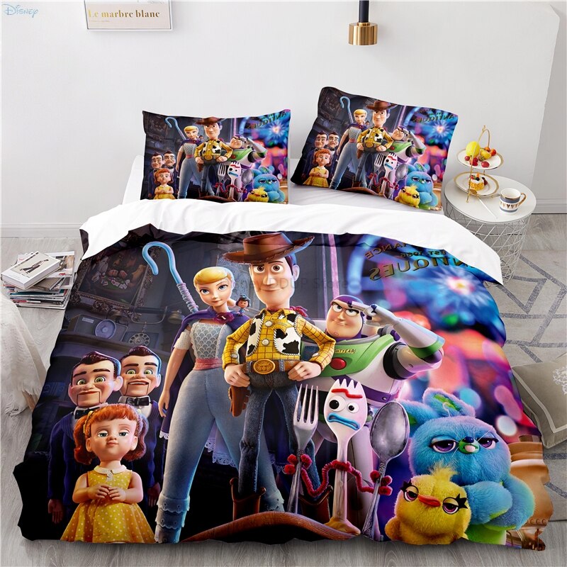 Capa De Edredom Toy Story 4 Woody E Buzz