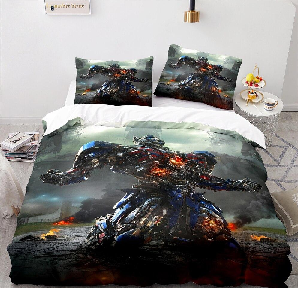 Capa De Edredom Transformers Fire