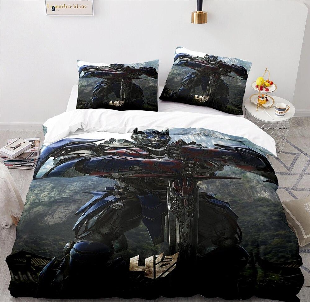 Capa De Edredão Transformers Optimus Prime Sword