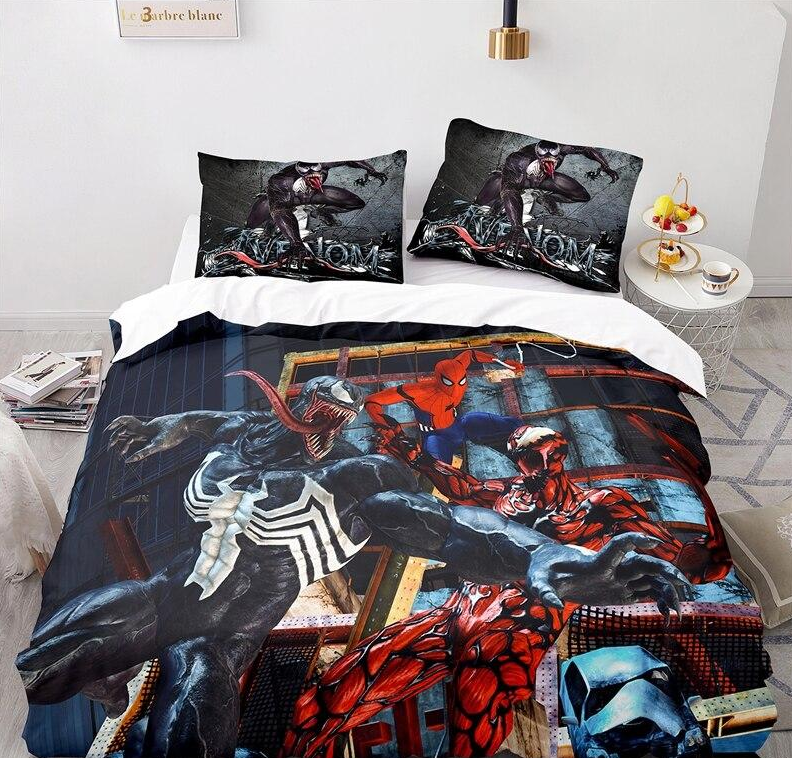 Capa De Edredom Homem-Aranha De Venom Fight