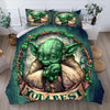 Capa De Edredom Verde Star Wars Master Yoda