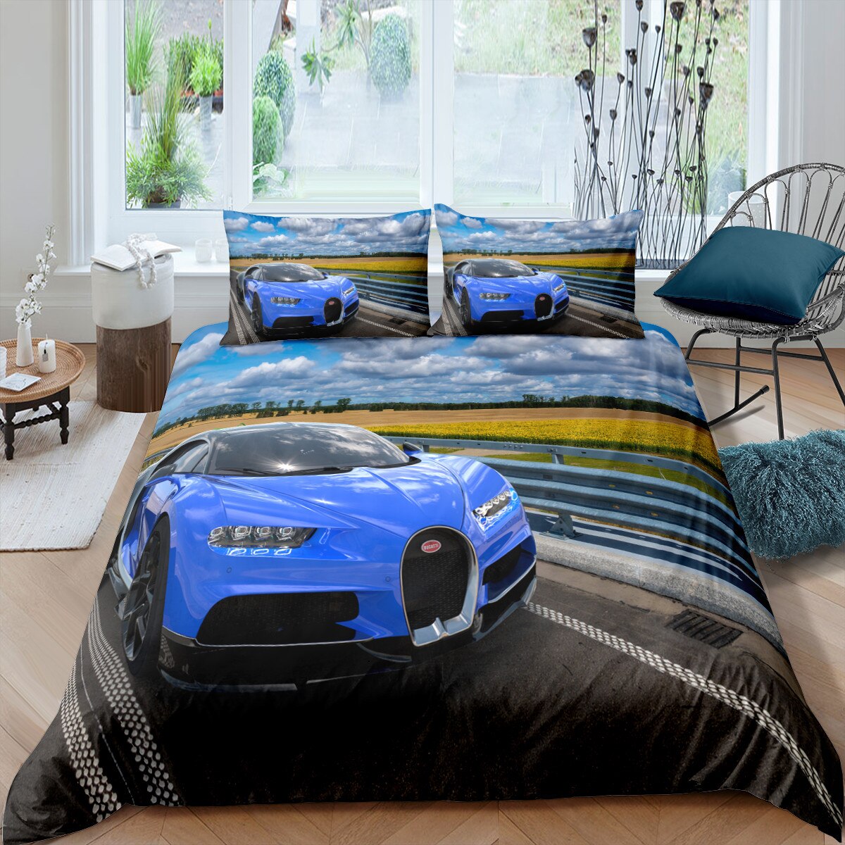 Capa De Edredom Para Carro Bugatti Chiron