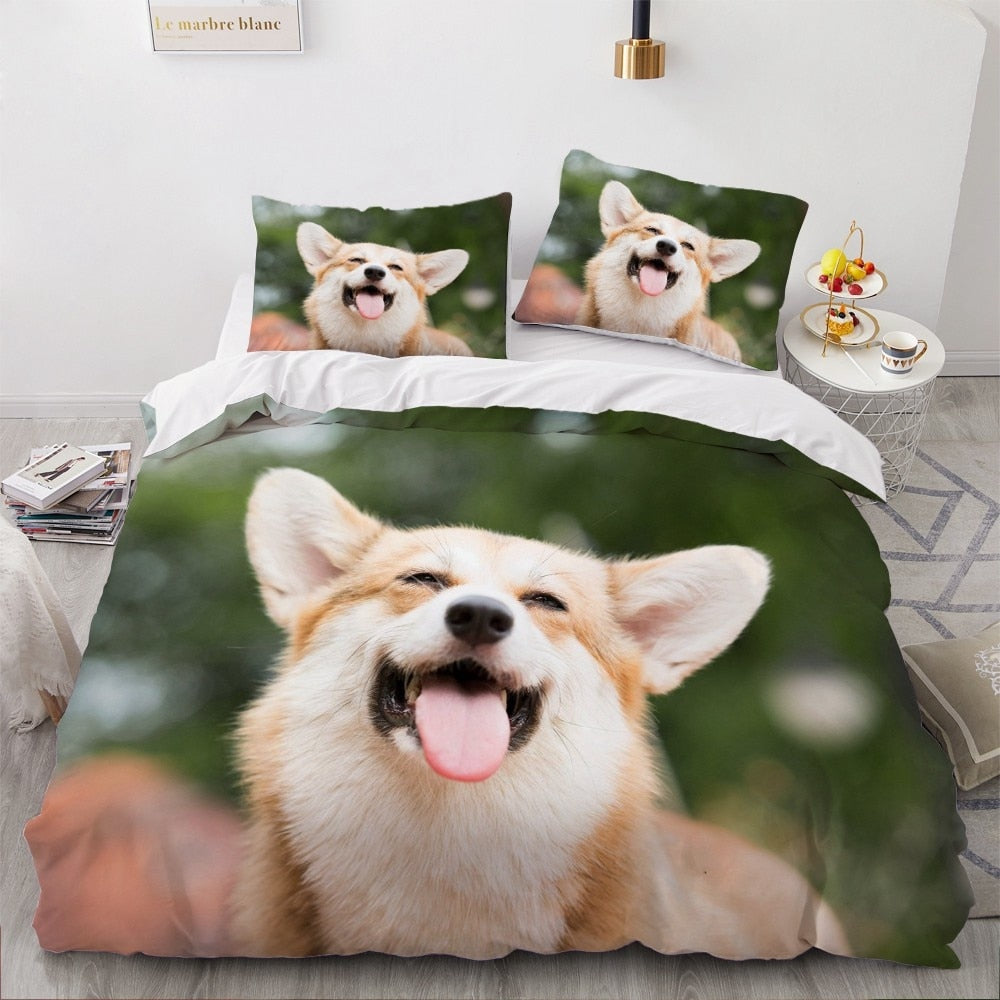 Capa De Edredom Welsh Corgi