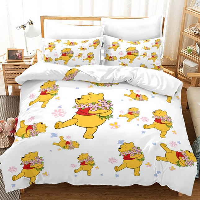 Capa De Edredom Winnie The Pooh Branca