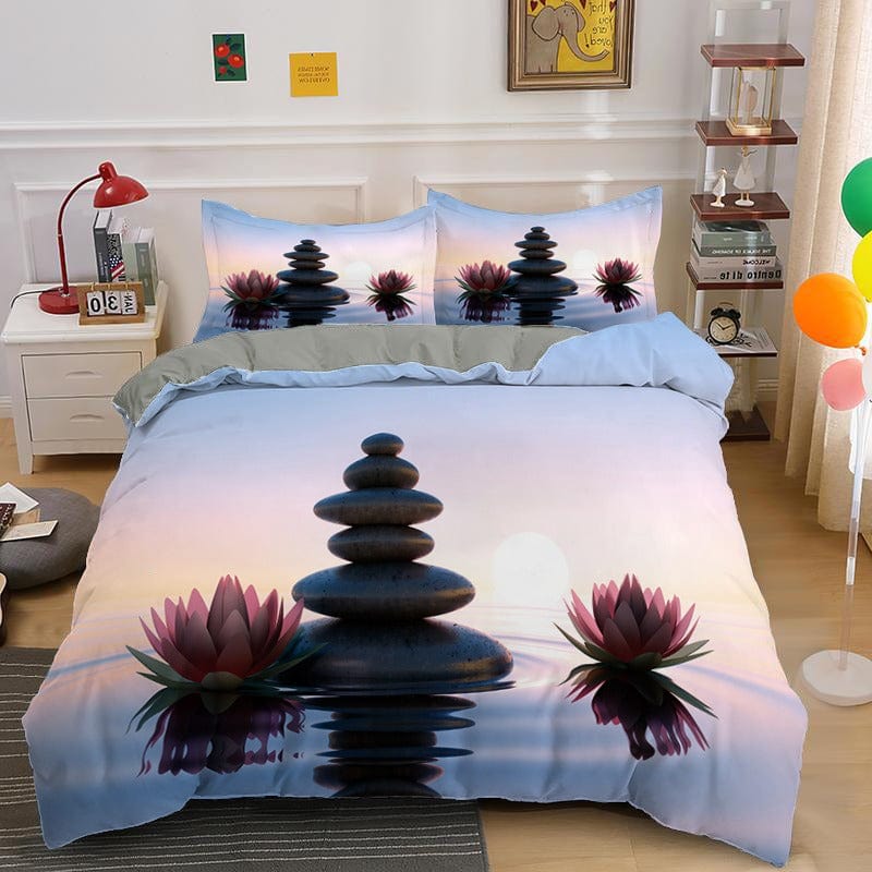 Capa De Edredom Individual Zen