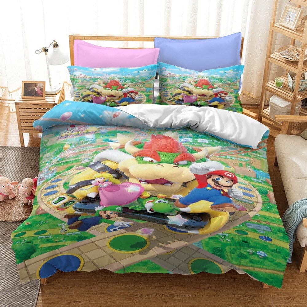 Capa De Edredom 200x200 Mario Bowser