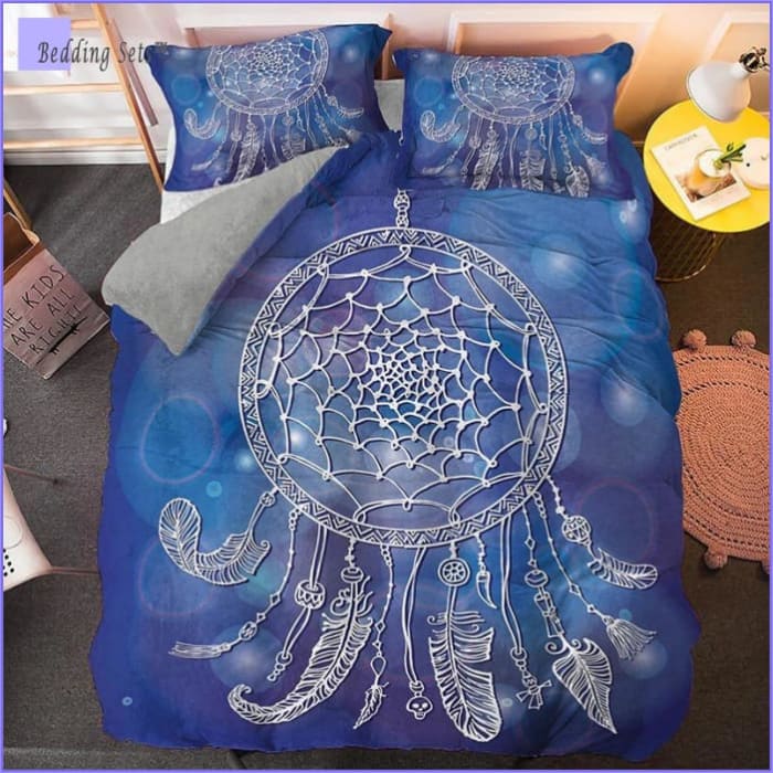 Capa De Edredom Azul Apanhador De Sonhos