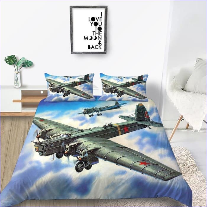 Capa De Edredom De Avião Heinkel