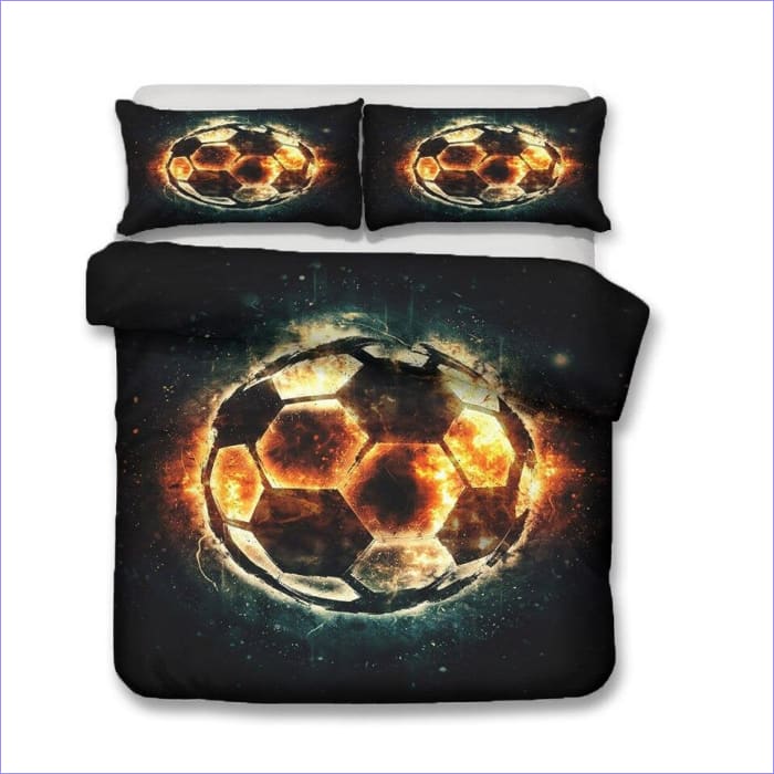 Capa De Edredom Bola De Futebol Espacial