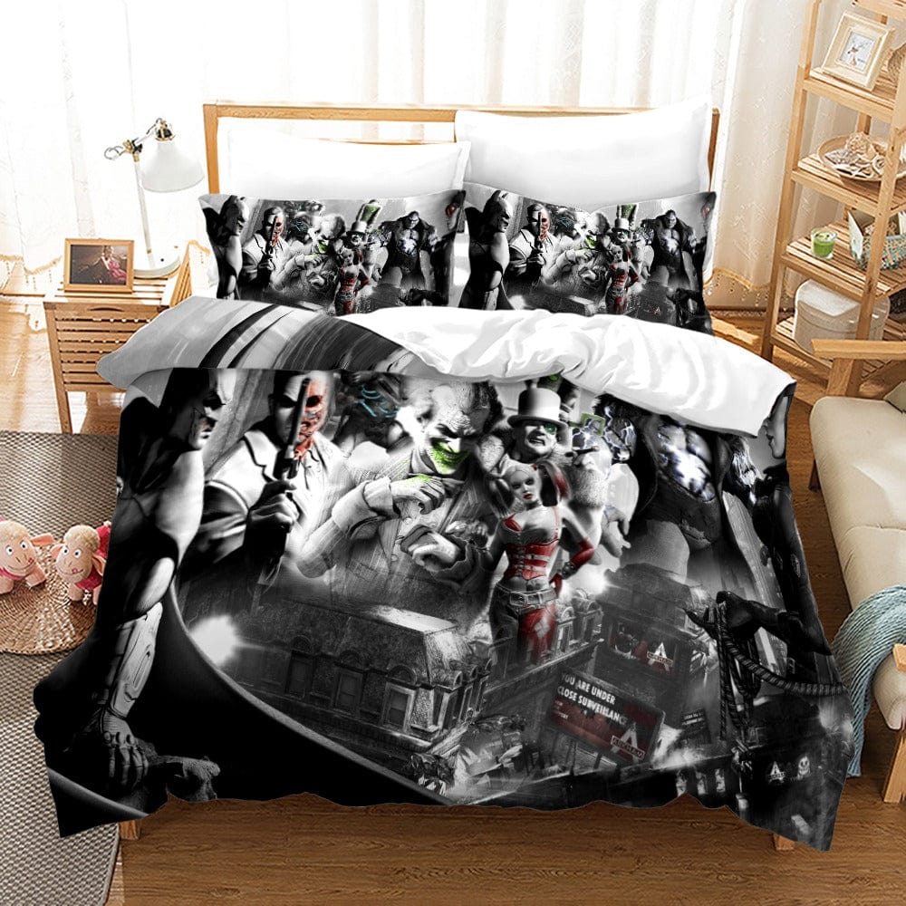 Capa De Edredom Batman Preto E Branco