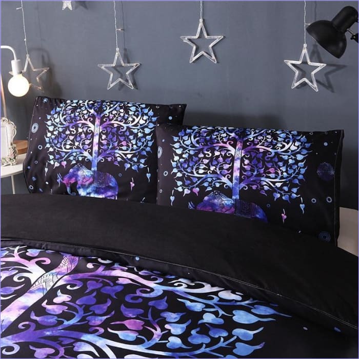 Capa De Edredom Bohemian Elephant Multicolorida