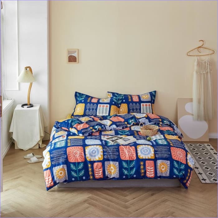 Capa De Edredon Floral Boêmio