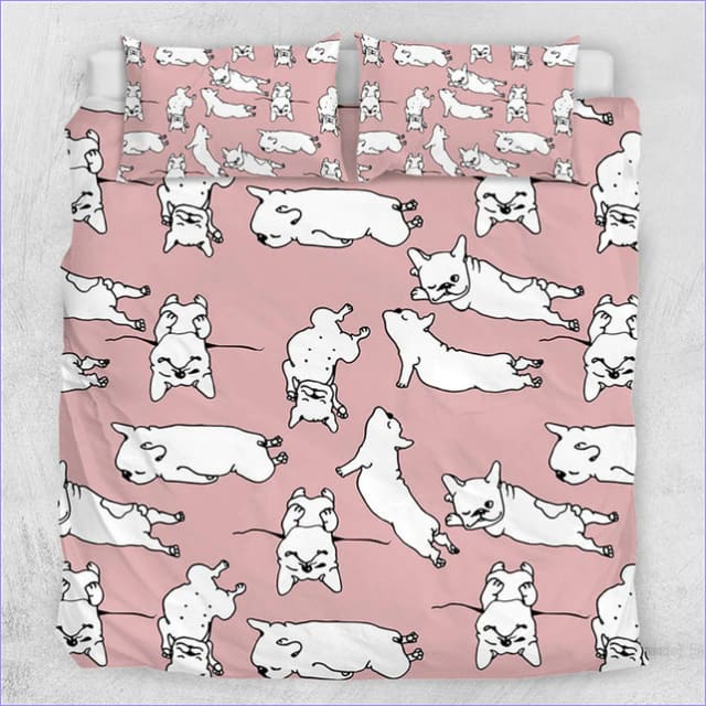 Capa De Edredom De Buldogue Para Ioga