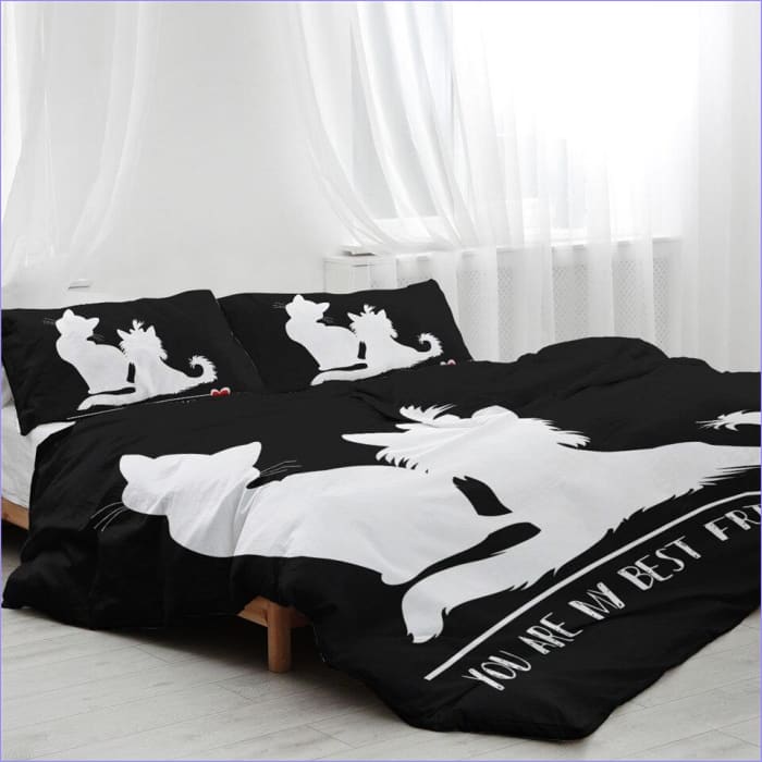 Capa De Edredom Gato Melhor Amigo