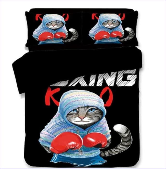 Capa De Edredon Boxer Cat