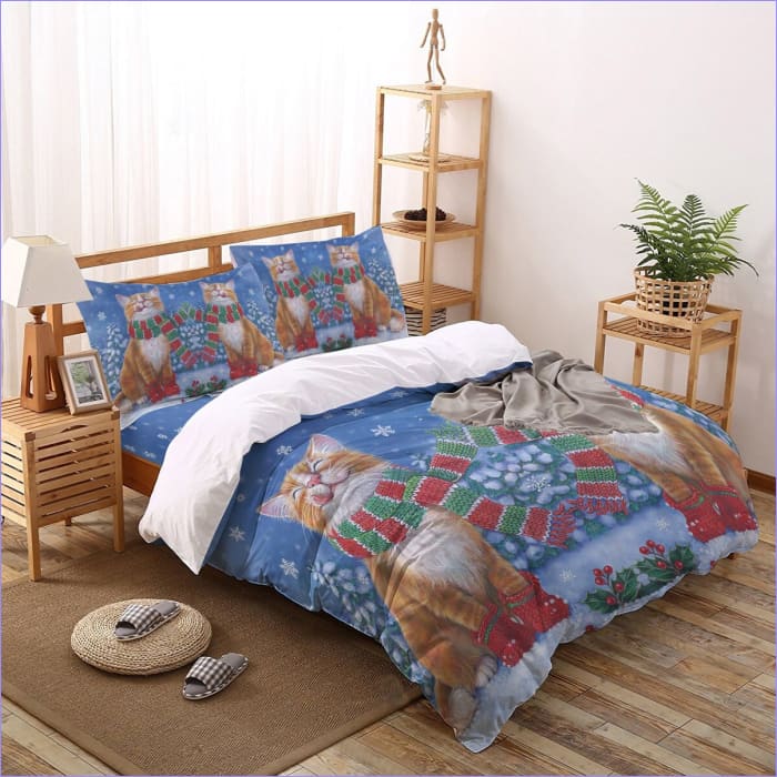 Capa De Edredom Para Gatos Festivos