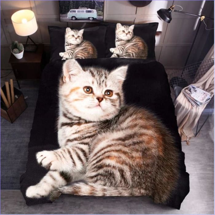 Capa De Edredão Gatinho 2 Pessoas