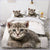 Capa De Edredon Gatinho Realista